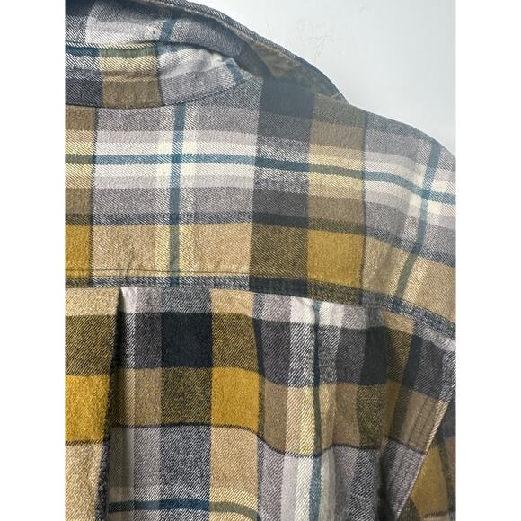 Carhartt Heavyweight Flannel Shirt Men's M Button Plaid Shirt Cotton LS A2 - Picture 5 of 7